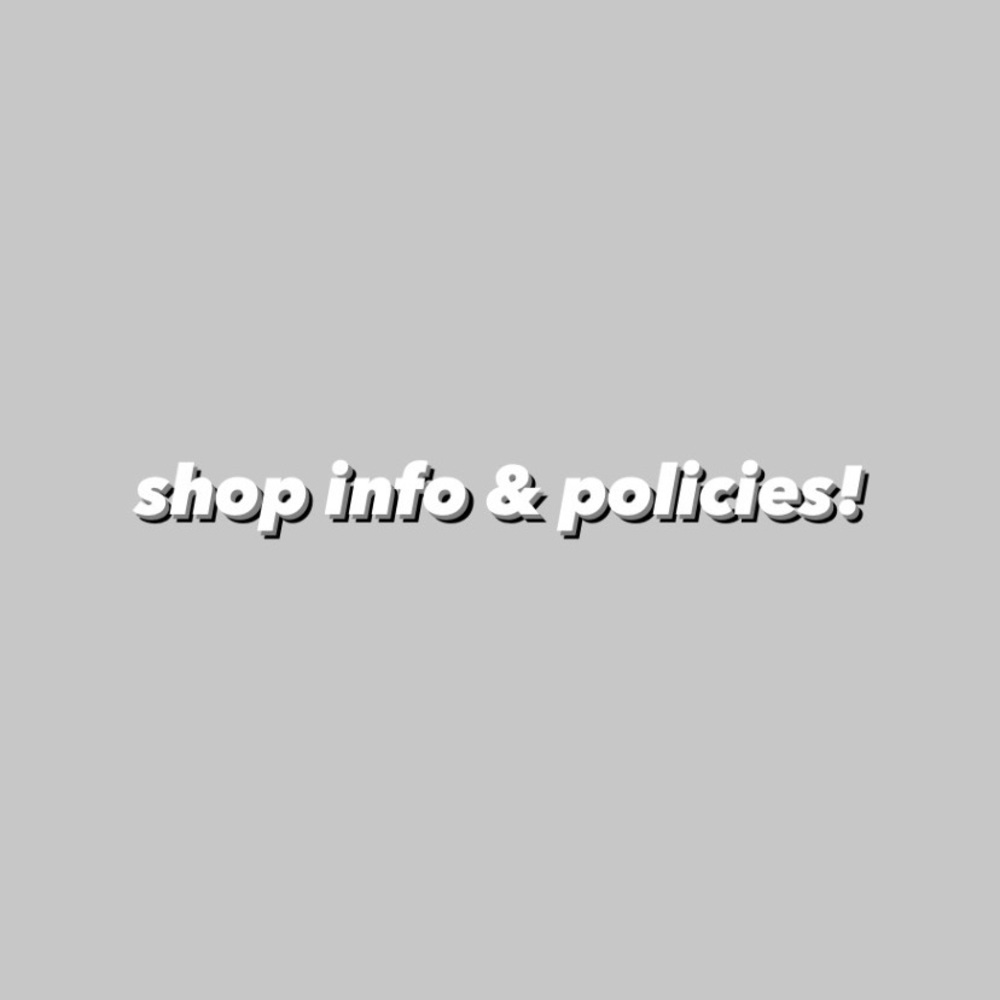 UPDATED meet your posher & shop policies!
